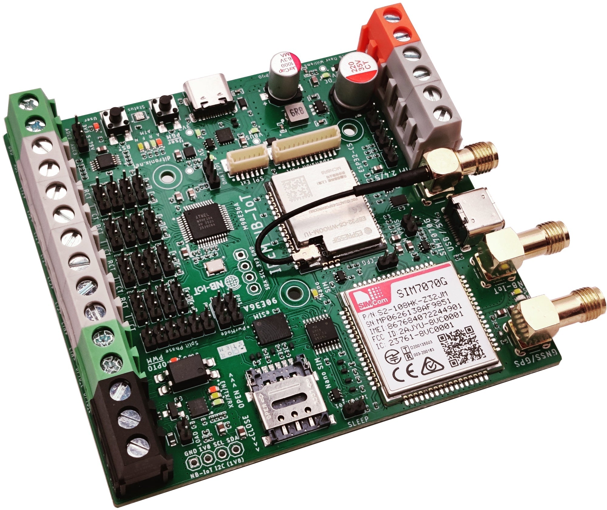 New IPEM NB-IoT Boards in final test prior to going to production