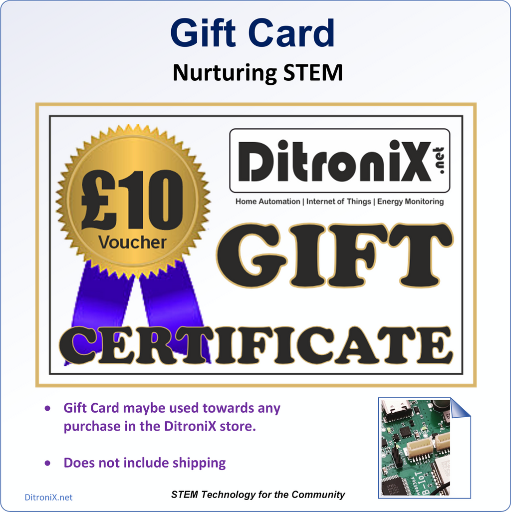 STEM Gift Cards Vouchers