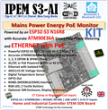 IPEM S3-AI | KIT | ESP32-S3 ATM90E36A IoT Ethernet Mains Power Energy Monitor