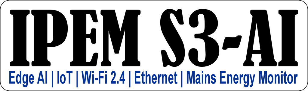 IPEM S3-AI ESP32-S3 ATM90E36A IoT Ethernet Mains Power Energy Monitor