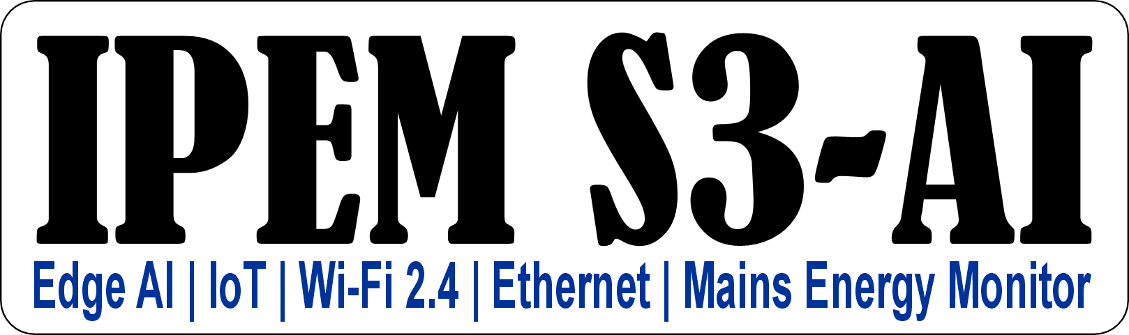 IPEM S3-AI | KIT | ESP32-S3 ATM90E36A IoT Ethernet Mains Power Energy Monitor