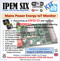 IPEM SIX | KIT | ESP32C5 (INT) | DUAL ATM90E32 IoT Mains Power Energy Monitor