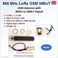 868 MHz Antenna MHF1-SMA-F Pigtail Cable