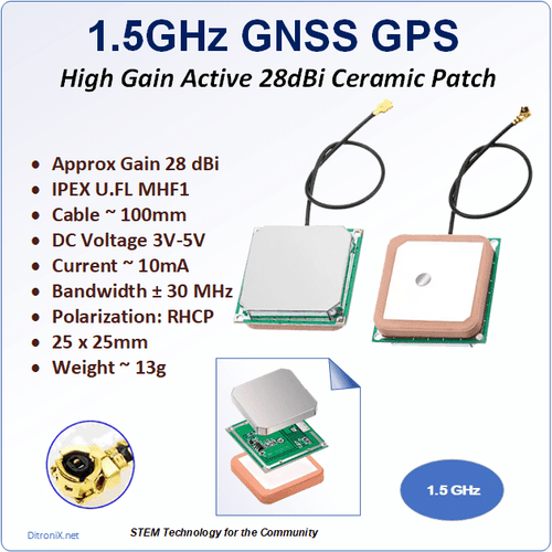 GNSS Antenna Square 25×25