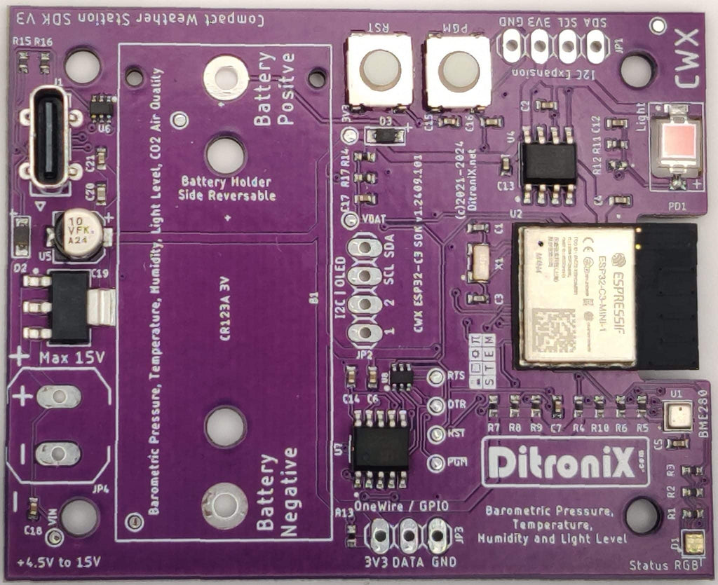 CWX3 ESP32C3-1 SDK Board