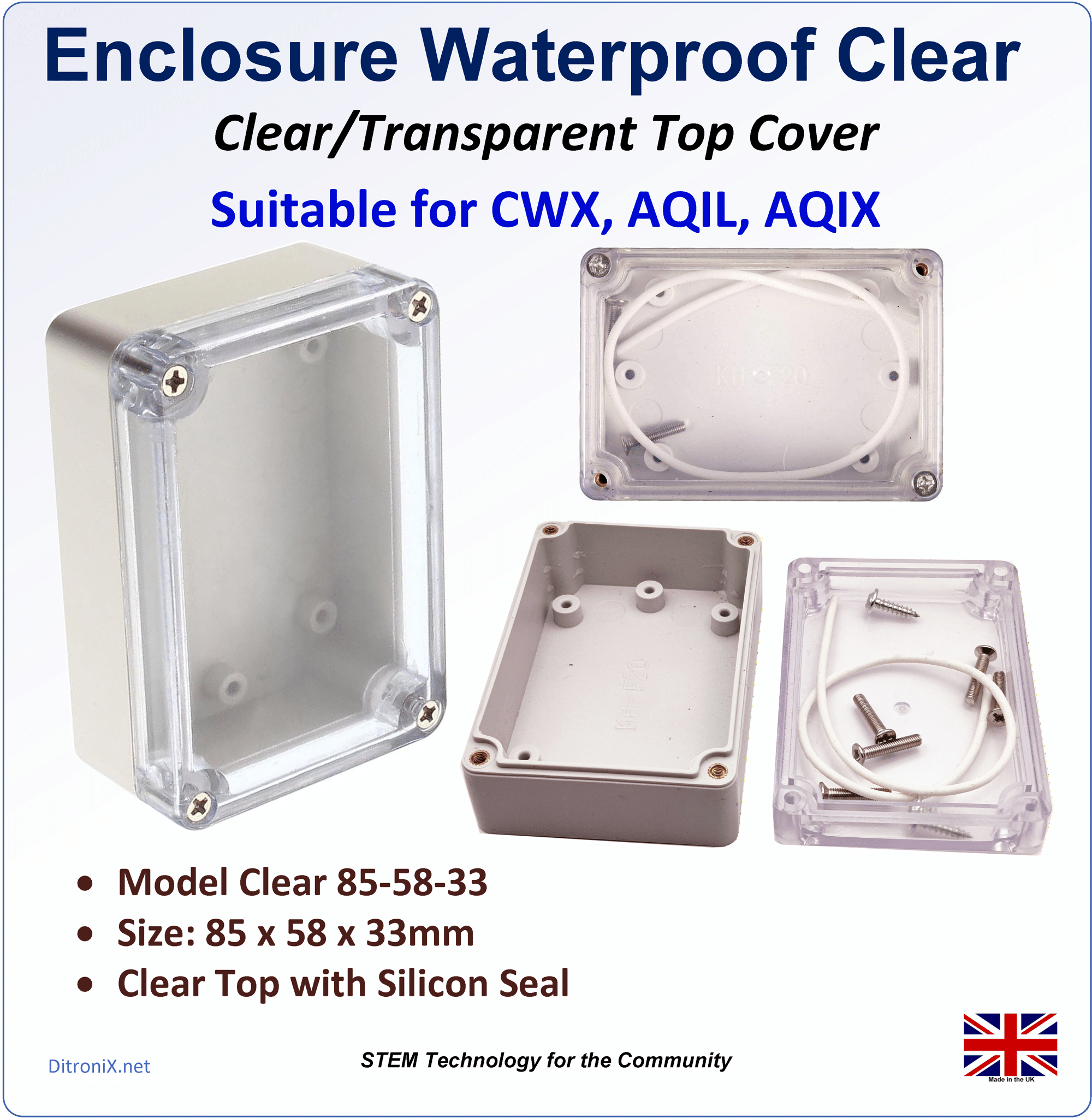 Clear 85-58-33 Enclosure – Features