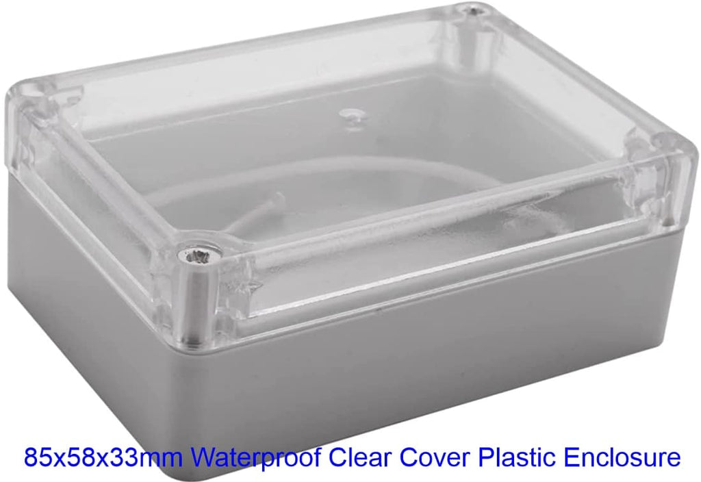 Waterproof Clear Cover Plastic 85x58x33mm 3D