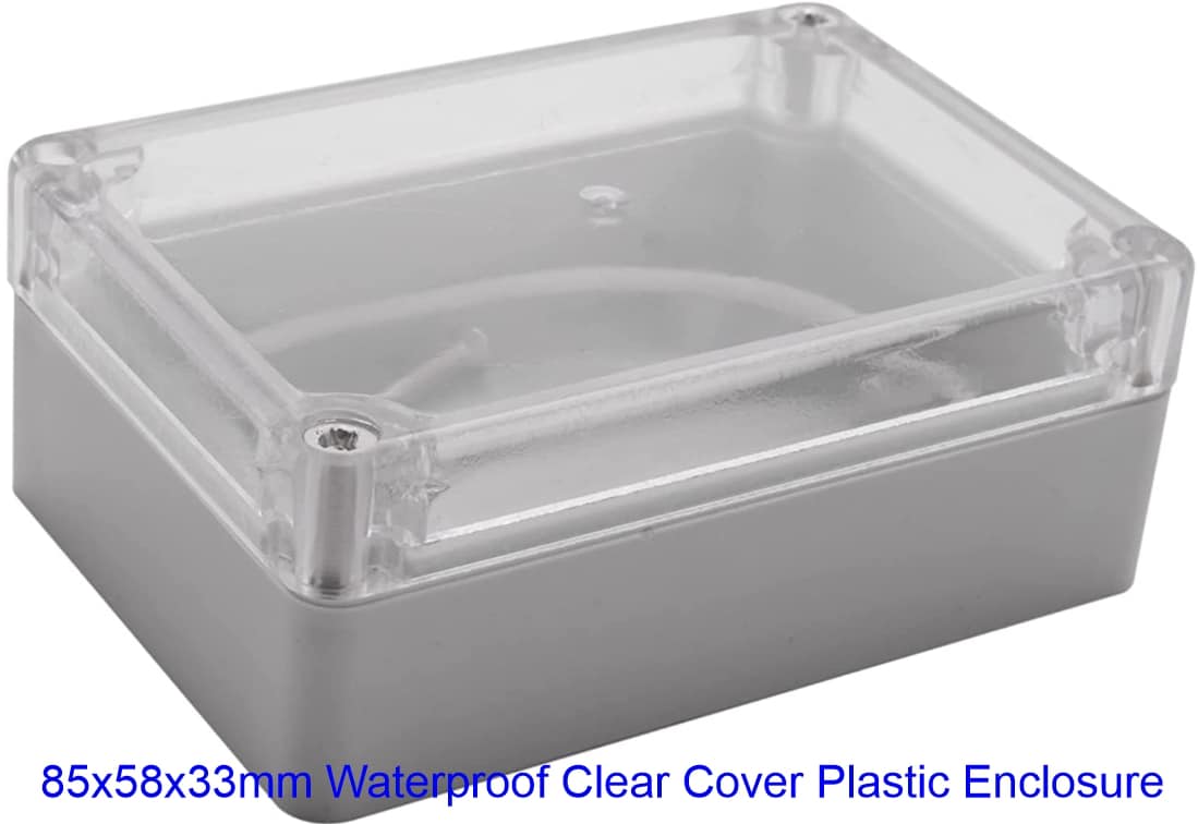 Waterproof Clear Cover Plastic 85x58x33mm 3D