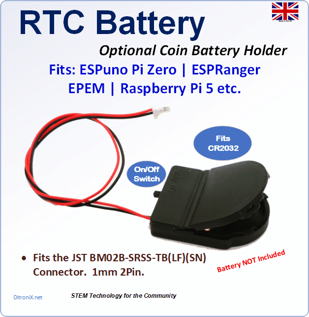 RTC Battery – Features