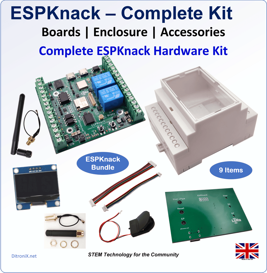 ESPKnack Complete Kit – Features