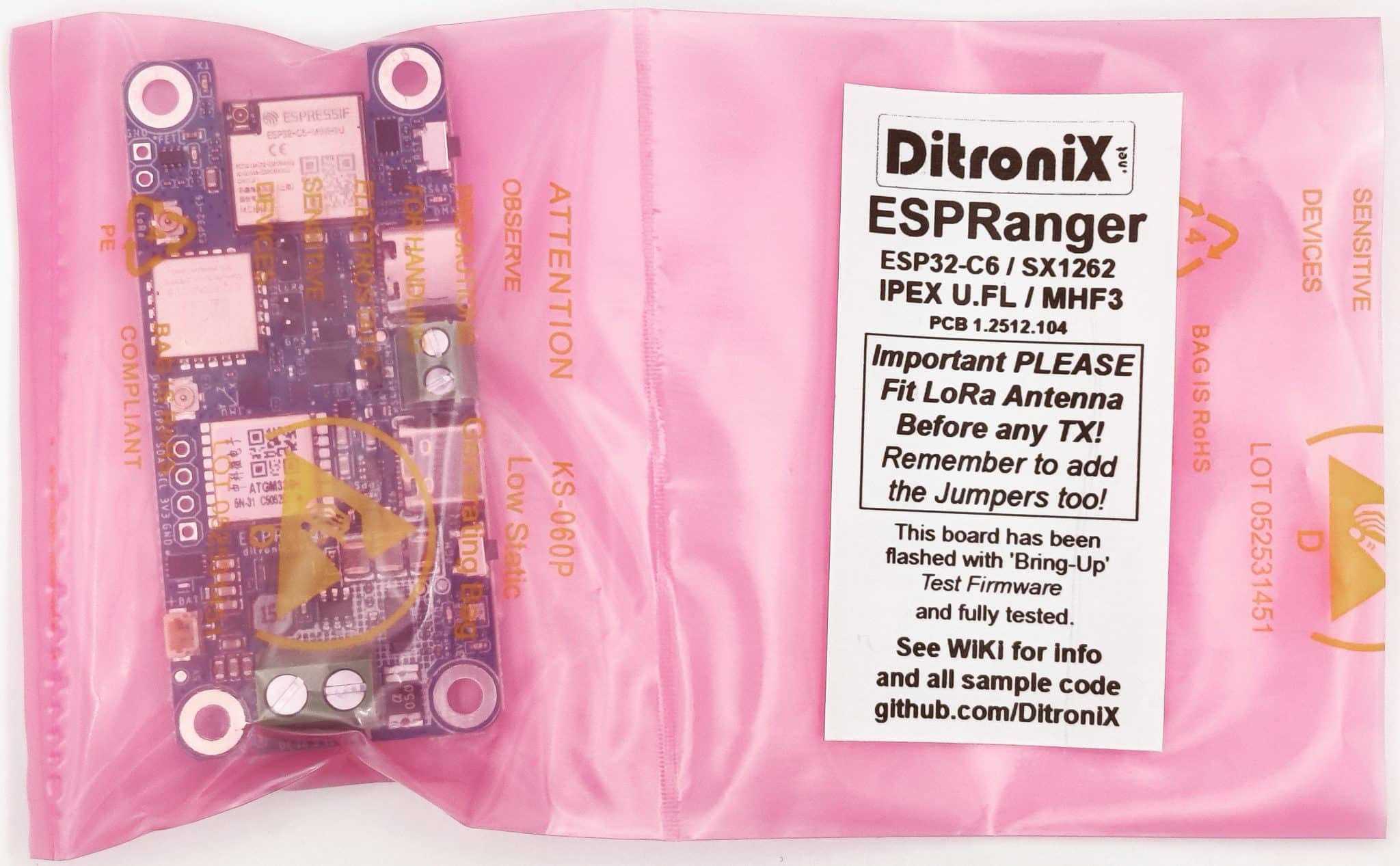 ESPRanger (U.FL MHF3) Packaged