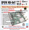 IPEM NB-IOT ATM90E36 ESP32C5 SIM7070G GPRS IoT LTE-M GNSS Mains Power Energy Monitor