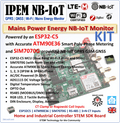 IPEM NB-IOT | KIT | ATM90E36 ESP32C5 SIM7070G GPRS IoT LTE-M GNSS Mains Power Energy Monitor