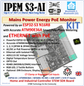 IPEM S3-AI | KIT | ESP32-S3 ATM90E36A IoT Ethernet Mains Power Energy Monitor
