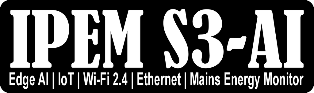 IPEM S3-AI | KIT | ESP32-S3 ATM90E36A IoT Ethernet Mains Power Energy Monitor