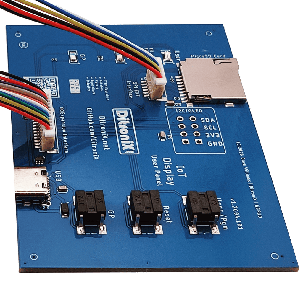 ESPKnack Display Panel Connections