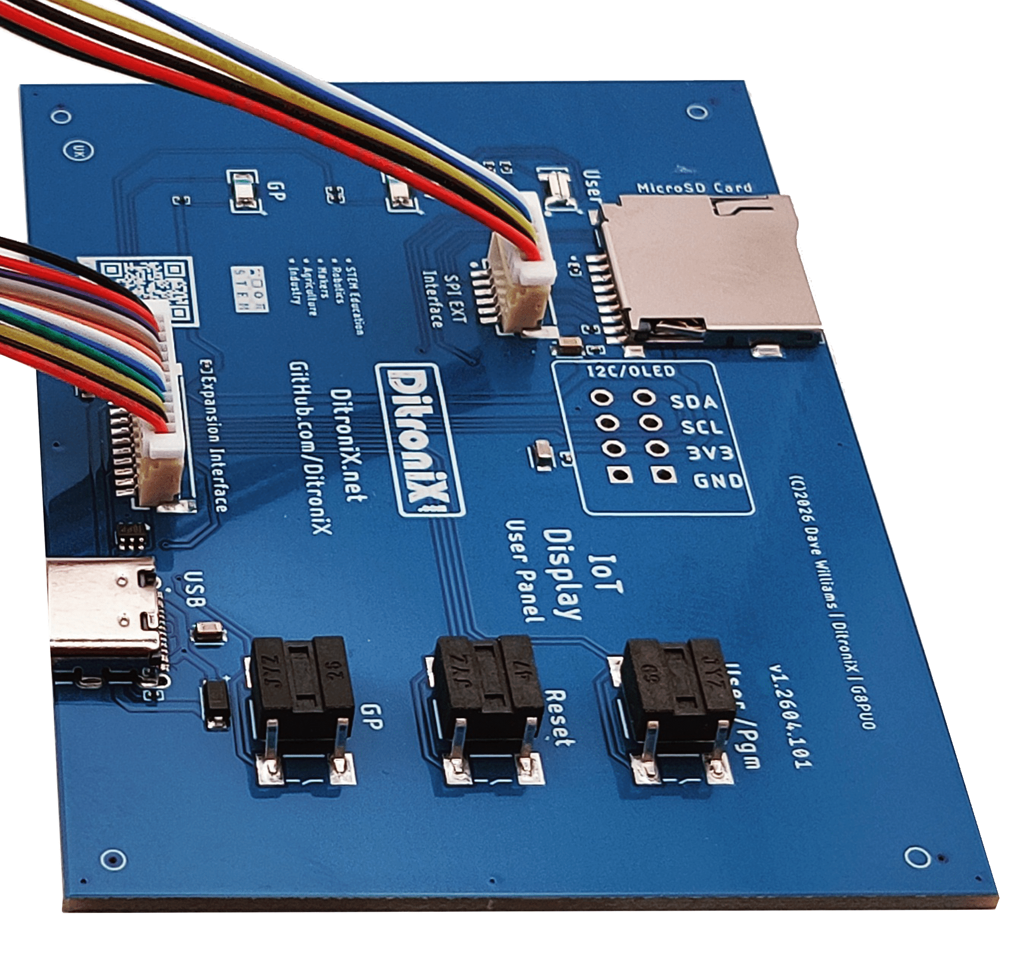 ESPKnack Display Panel Connections