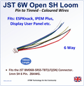 JST SH 1mm 6W-Open Loom – Features