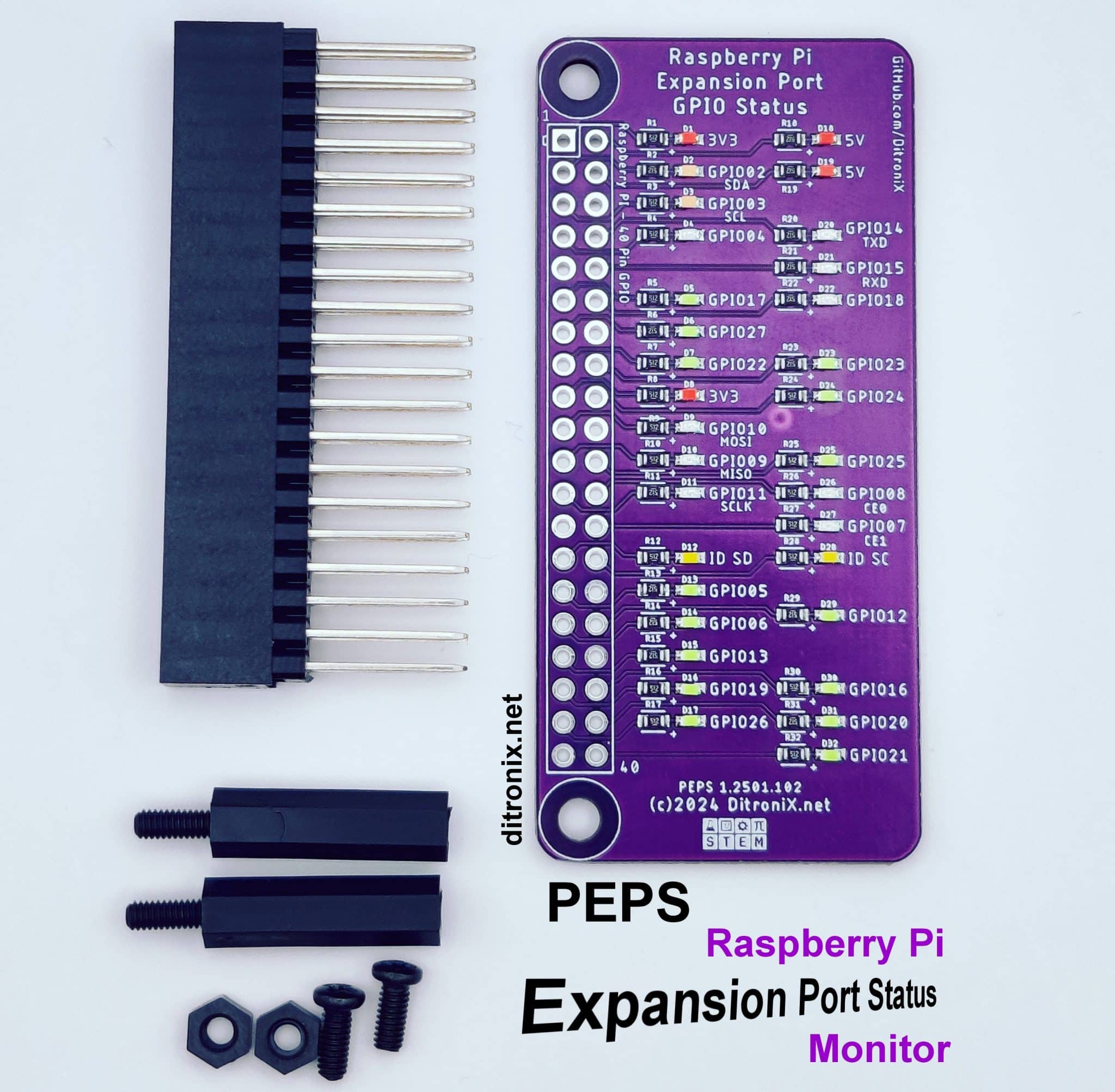 PEPS Raspberry Pi Expansion Port Status – Kit