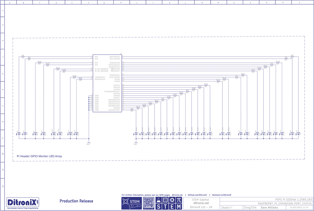 PEPS Pi SIDEHat 1.2505.103 Schematic