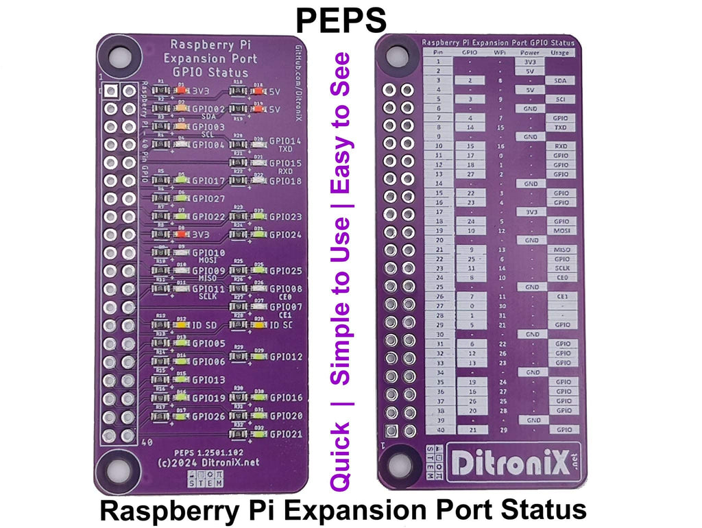PEPS – Raspberry Pi Expansion Port Status GPIO Monitor