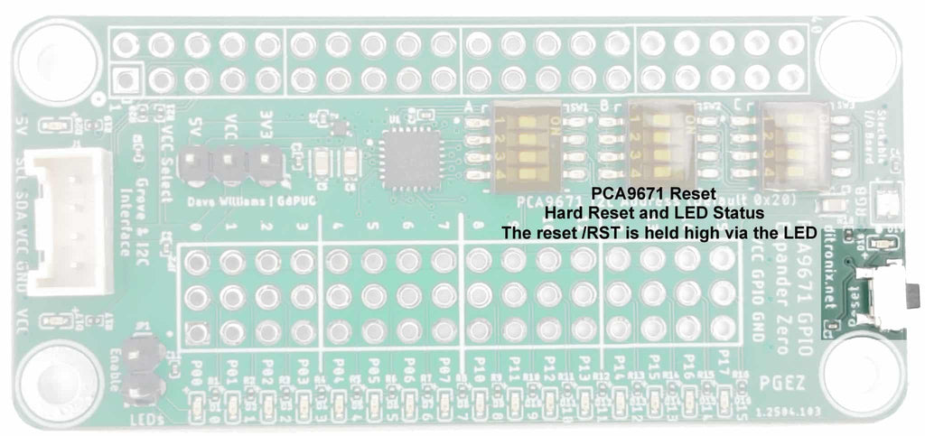 PGEZ PCA9671 GPIO Expander Zero Reset