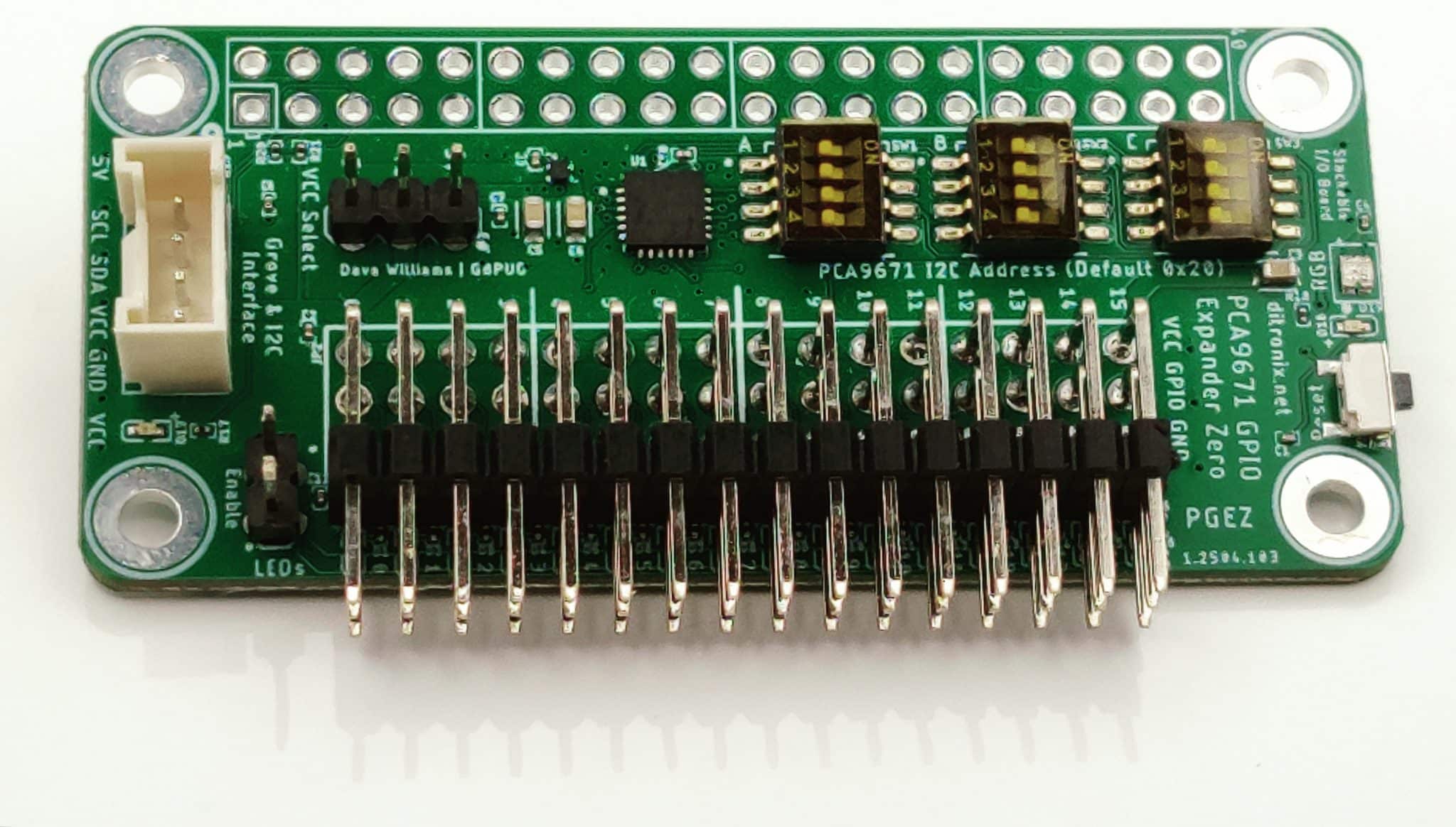 PGEZ with Angled GPIO Pin Header
