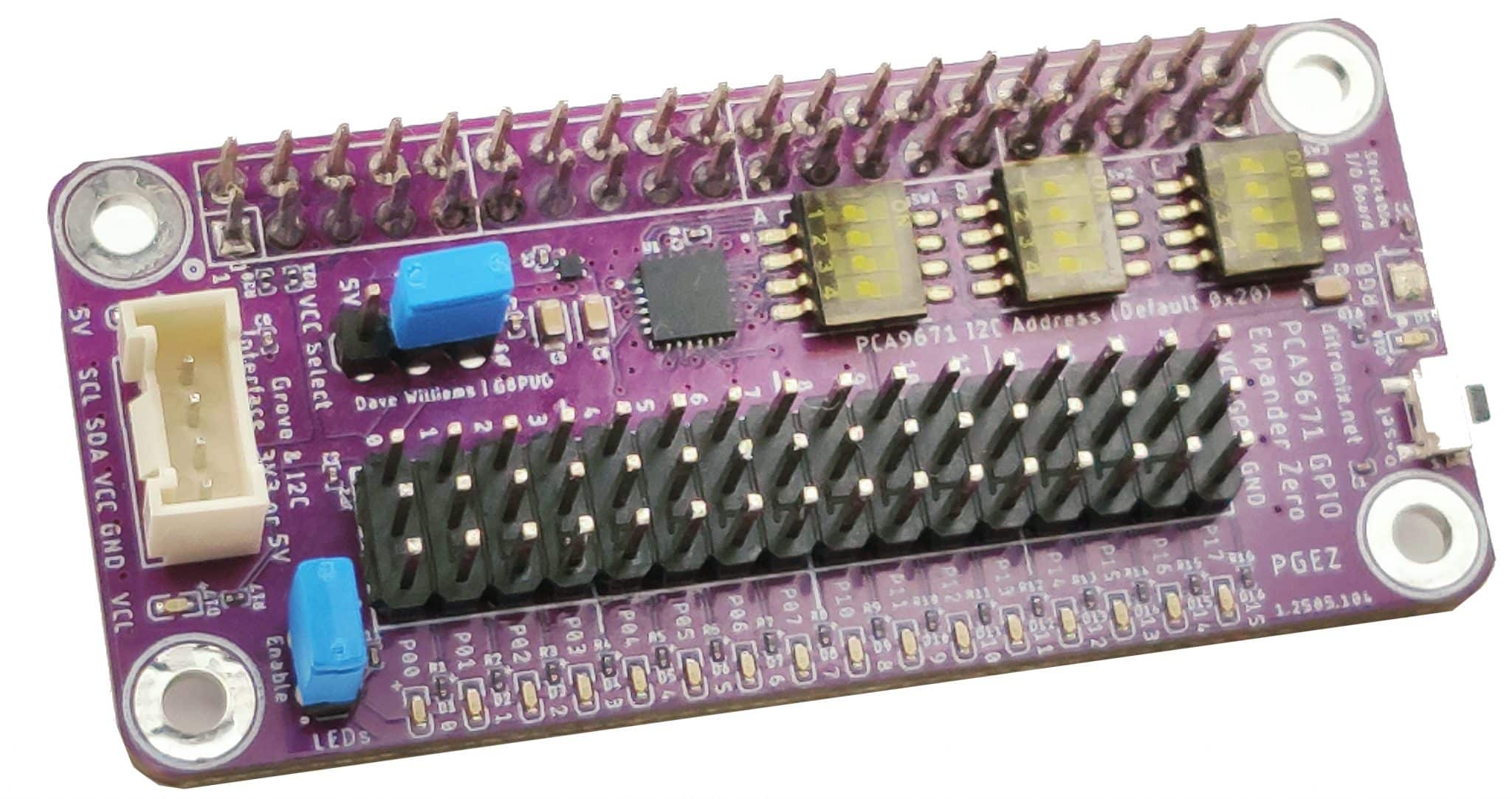 PGEZ PCA9671 GPIO Expander Zero Production Fitted