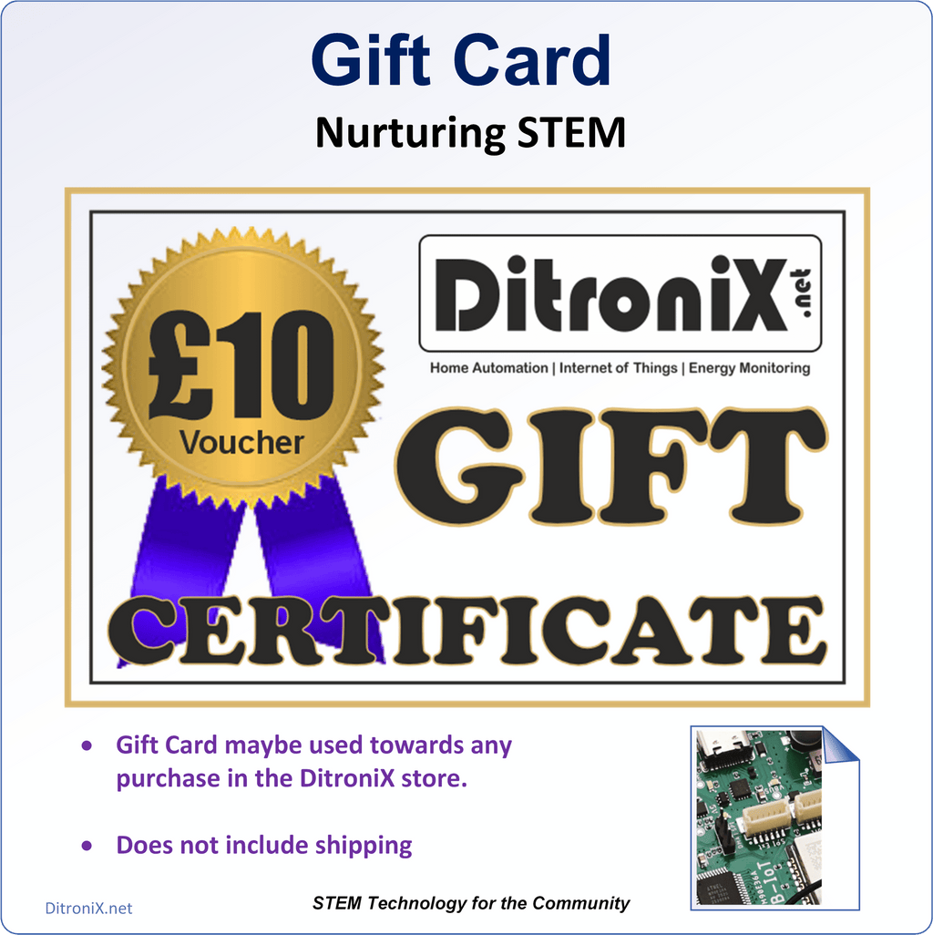 STEM Gift Cards Vouchers