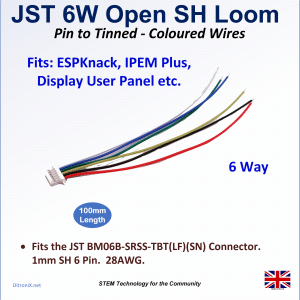 Loom JST SH 1mm 6 Way Open